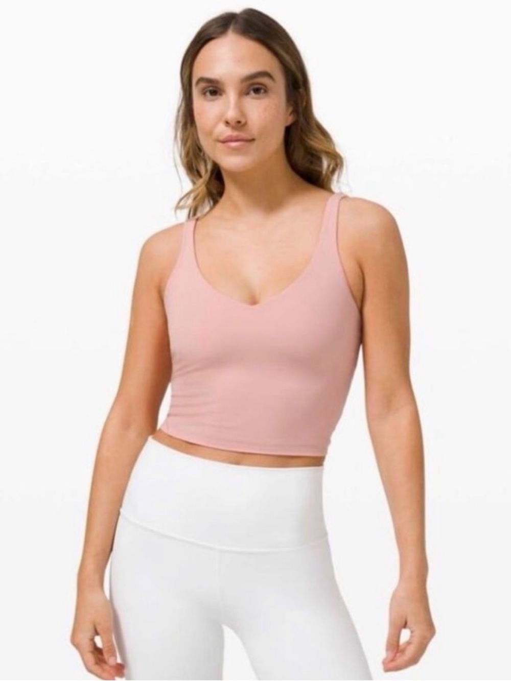 lululemon Align Tank Top Light Support- Pink Puff- Size 6